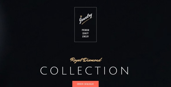 ювелирный адаптивный шаблон целевой страницы