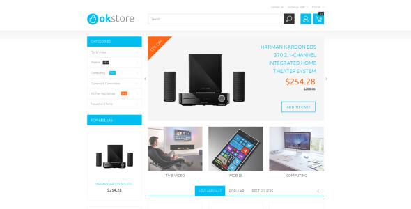 тема tech gear prestashop