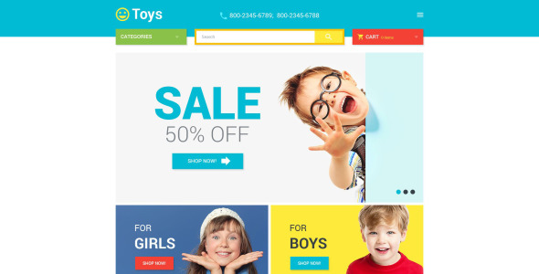 магазин игрушек magento theme
