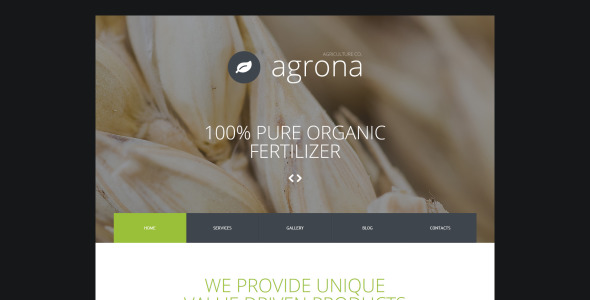 сельскохозяйственная компания joomla шаблон