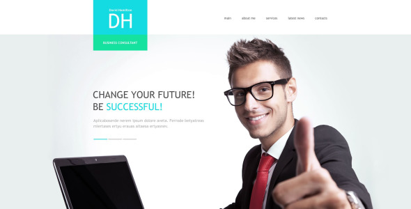 шаблон muse для бизнеса и услуг