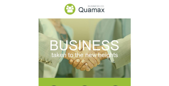 отзывчивый шаблон информационного бюллетеня для бизнеса и услуг