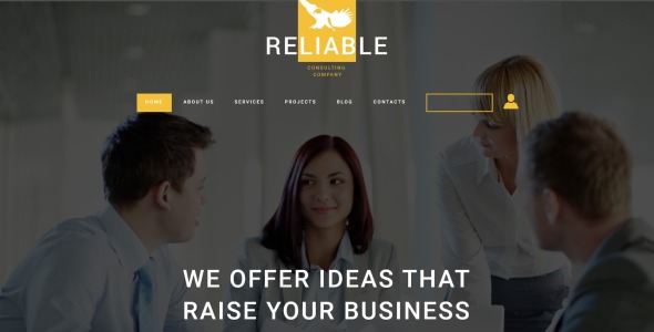 шаблон бизнес консалтинговой компании joomla