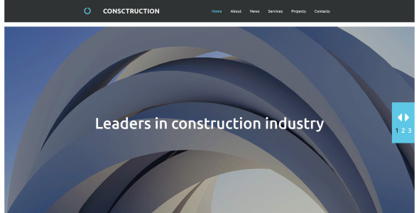 строительная компания moto cms 3 шаблон