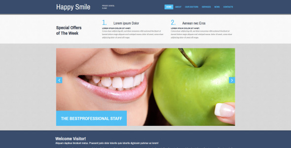 стоматология moto cms 3 шаблон