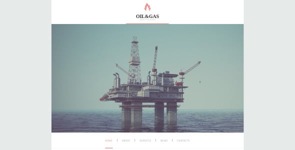 шаблон gas &amp; oil moto cms 3