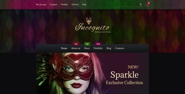 тема инкогнито woocommerce