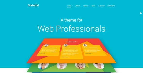 материал шаблона joomla