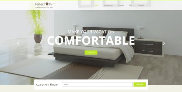 идеальная аренда wordpress темы