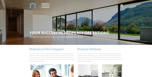 управление недвижимостью moto cms 3 шаблон