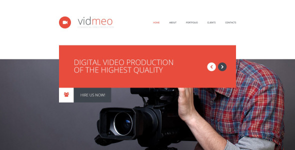 решения для шаблона сайта видеостудии