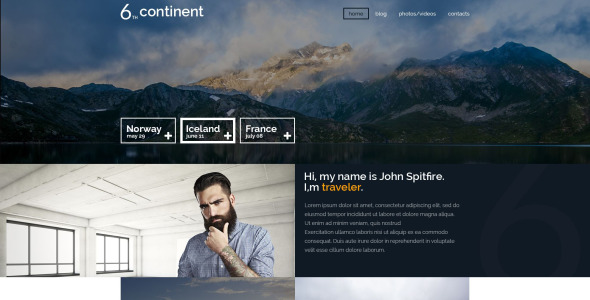 Тема wordpress 6-го континента