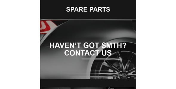 отзывчивый шаблон информационного бюллетеня автозапчастей