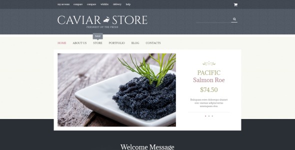 икра деликатесная тема woocommerce