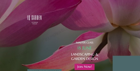 внешний дизайн адаптивный шаблон целевой страницы