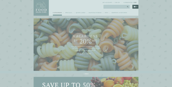 шаблон продовольственного магазина zencart