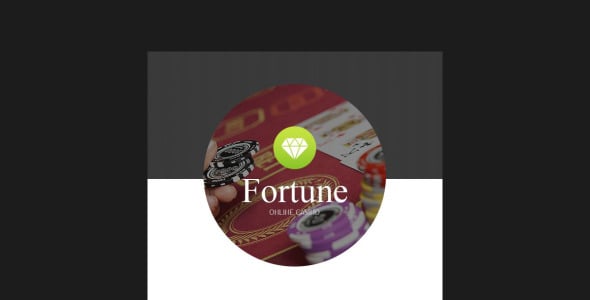 отзывчивый шаблон информационного бюллетеня онлайн-казино