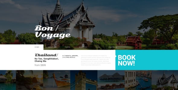 услуги туроператора тема wordpress