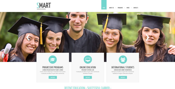 университетский адаптивный шаблон drupal