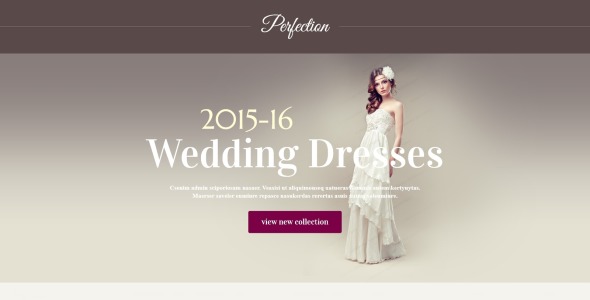 адаптивный шаблон целевой страницы для свадебных площадок