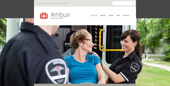 шаблон сайта службы скорой помощи