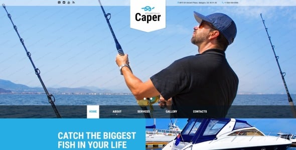 шаблон сайта caper