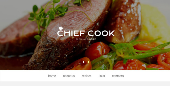 шеф-повар сайт шаблон сайта