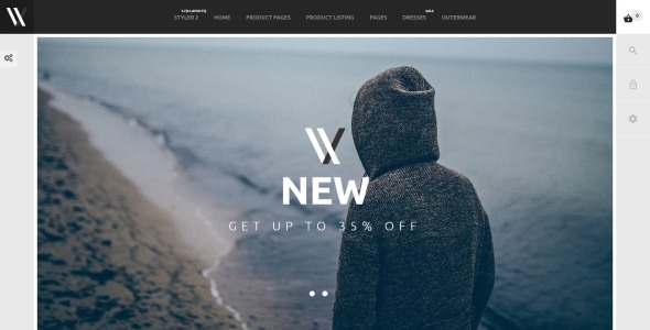 магазин модной одежды шаблон prestashop тема