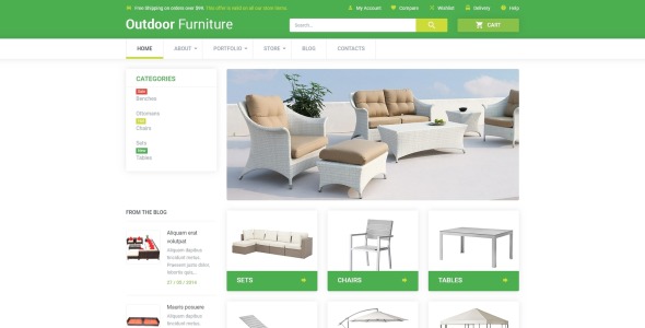 тема outdoor comfort woocommerce