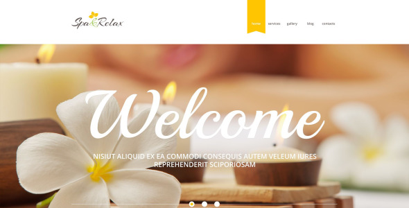 спа аксессуары отзывчивый wordpress тема