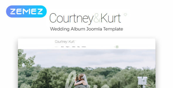 свадебный альбом Creative joomla шаблон