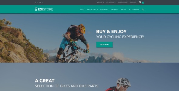 шаблон existore opencart