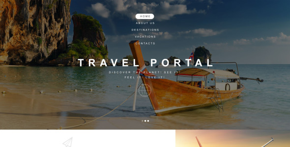 шаблон туристического агентства muse