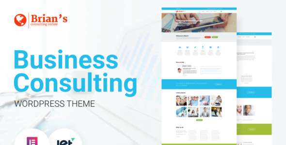 консалтинг многоцелевая классическая тема wordpress elementor