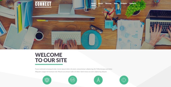 тема коммуникационного сервиса шаблон joomla