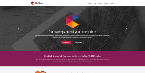 шаблон сайта редакционной комнаты