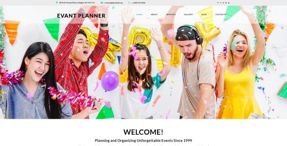 планировщик событий чистый шаблон joomla