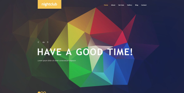 тема wordpress для ночного клуба