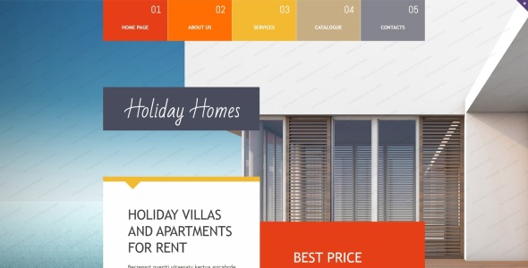 адаптивный шаблон сайта агентства недвижимости