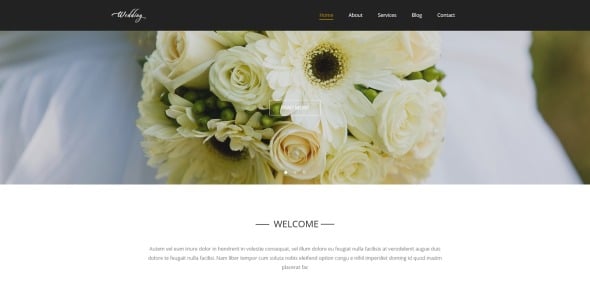 свадебный салон многофункциональная современная тема wordpress elementor