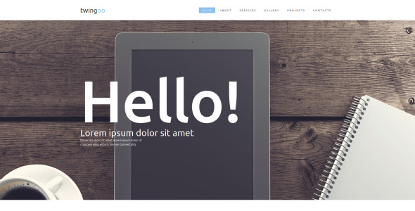 шаблон business &amp; services moto cms 3