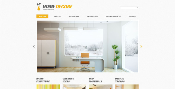 адаптивная тема wordpress для домашнего декора