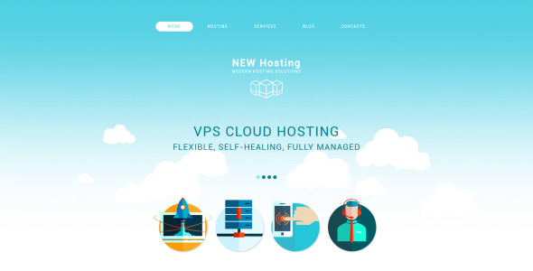 хостинг шаблон drupal