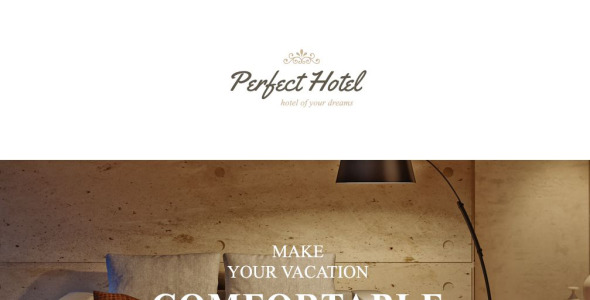 адаптивный шаблон информационного бюллетеня отелей