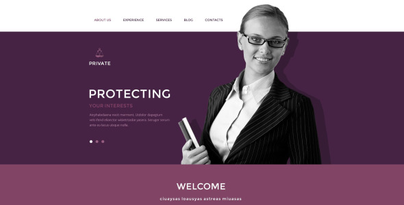 юридический офис drupal шаблон