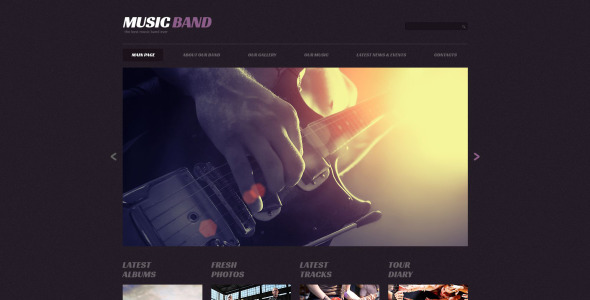 музыка отзывчивая тема wordpress