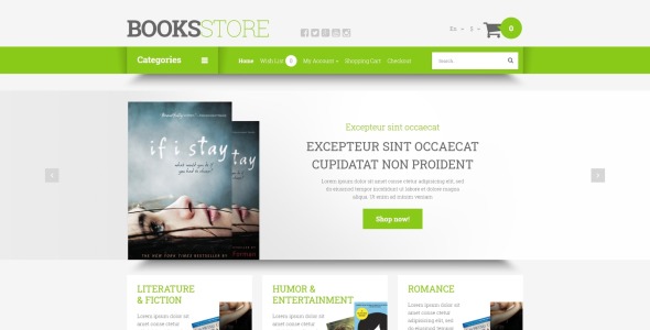 онлайн литература заказывает шаблон opencart