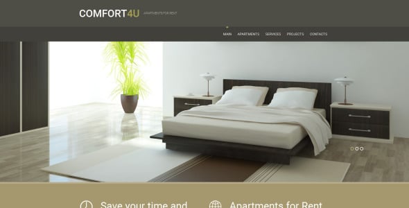 агентство недвижимости отзывчивый moto cms 3 шаблон