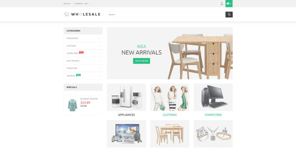 Оптовая тема prestashop