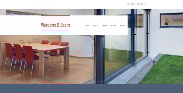 адаптивный шаблон сайта window decor